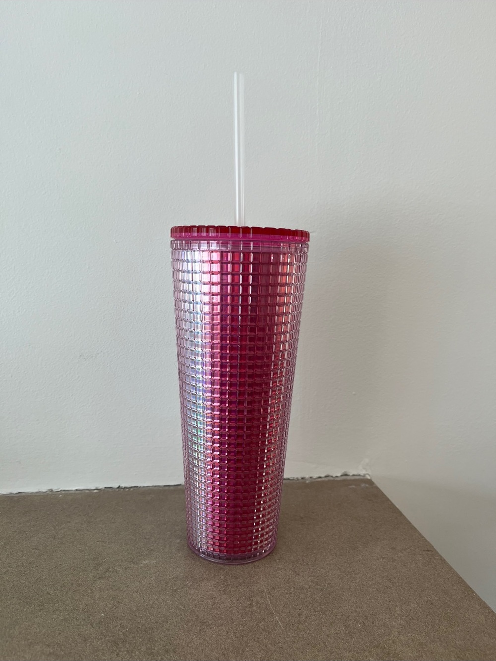 Starbucks Iridescent Pink Tumbler with Straw - New!! - Picture 3 of 6